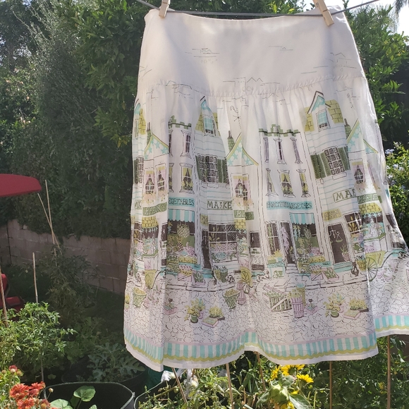 Kate Unger cotton summer skirt, 4 - Picture 1 of 5